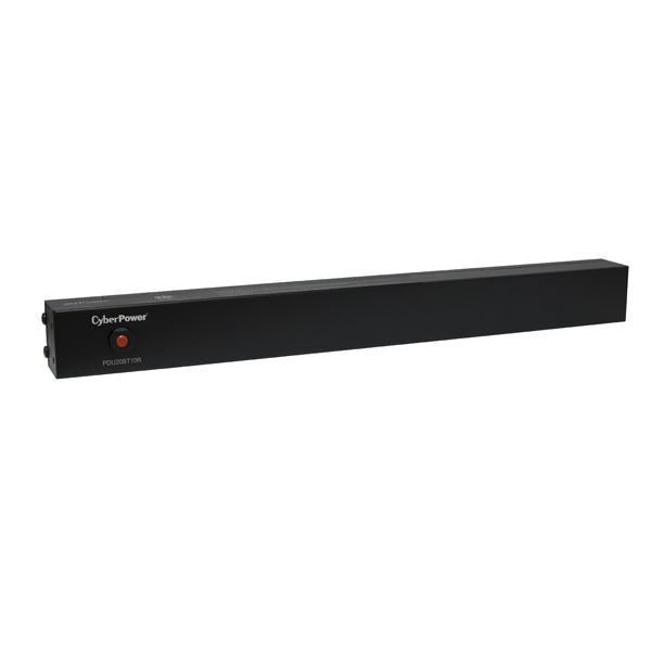 CyberPower PDU20BT10R power distribution unit (PDU) 10 AC outlet(s) 1U Black