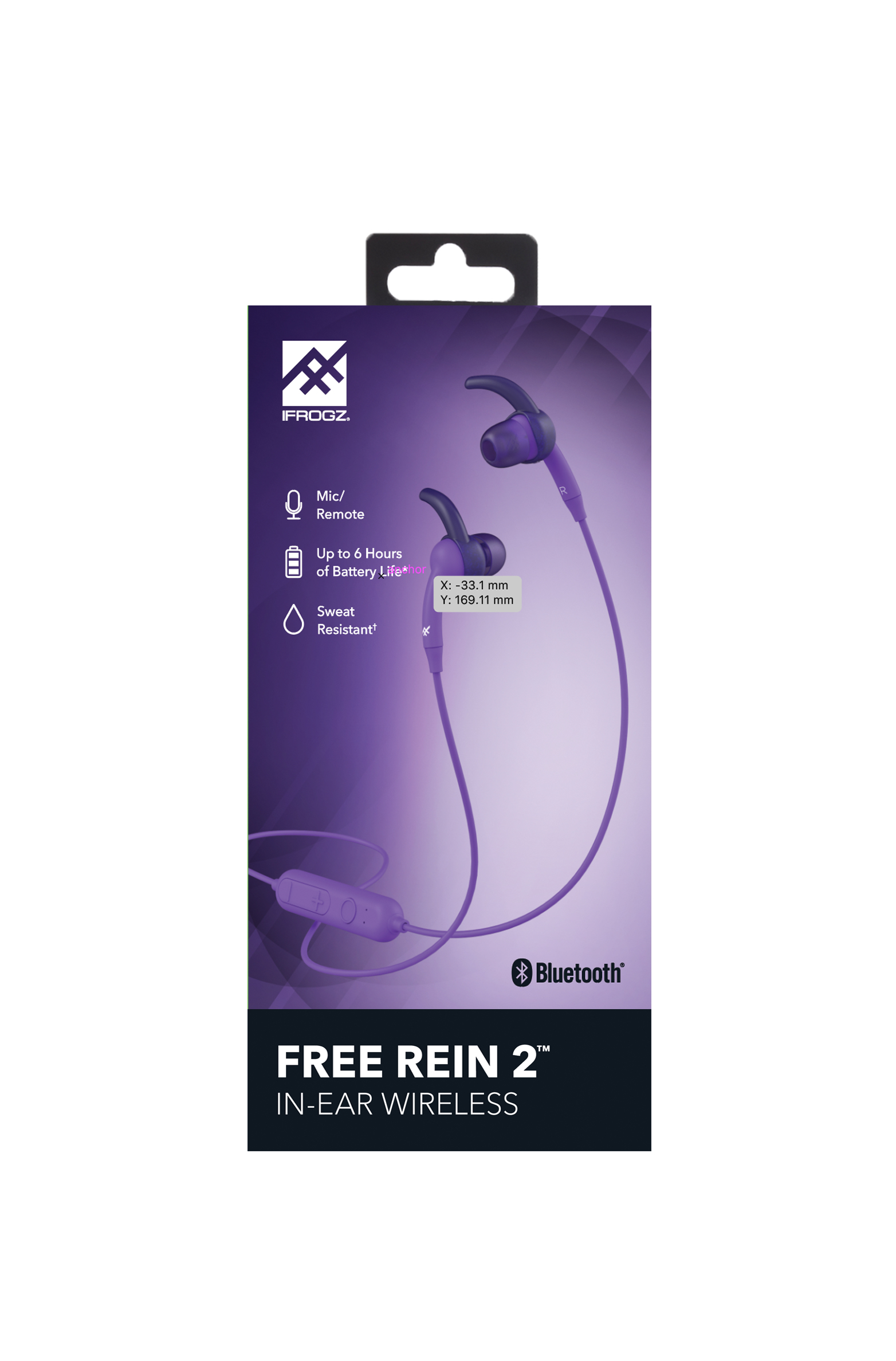 ZAGG Free Rein 2 Headset Wireless In-ear Micro-USB Bluetooth Purple image 4