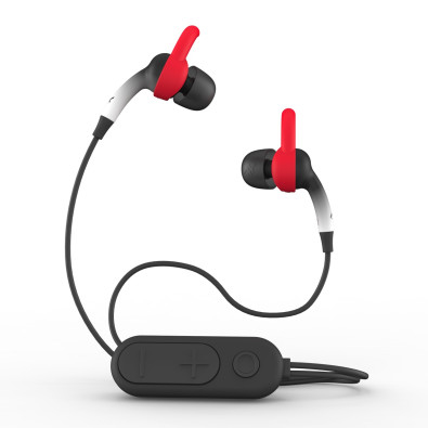 ZAGG Sound Hub Plugz Headset Wireless In-ear Calls/Music Micro-USB Bluetooth Grey, Red image 1