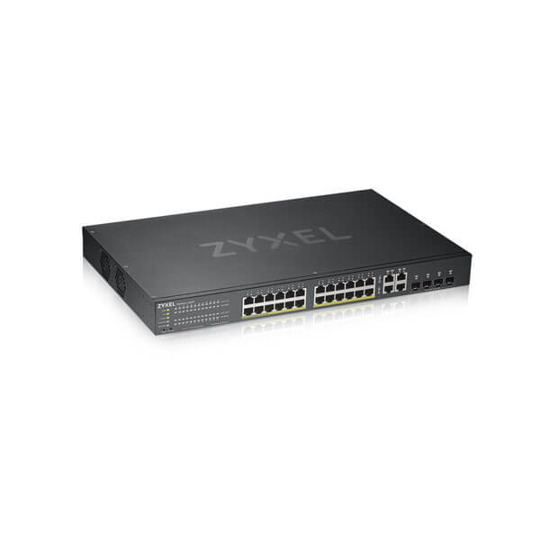 Zyxel GS1920-48HPv2 - Switch - smart - 48 x 10/100/1000 (PoE+) + 4 x combo Gigabit SFP + 2 x Gigabit SFP - rack-mountable - PoE+ (375 W)