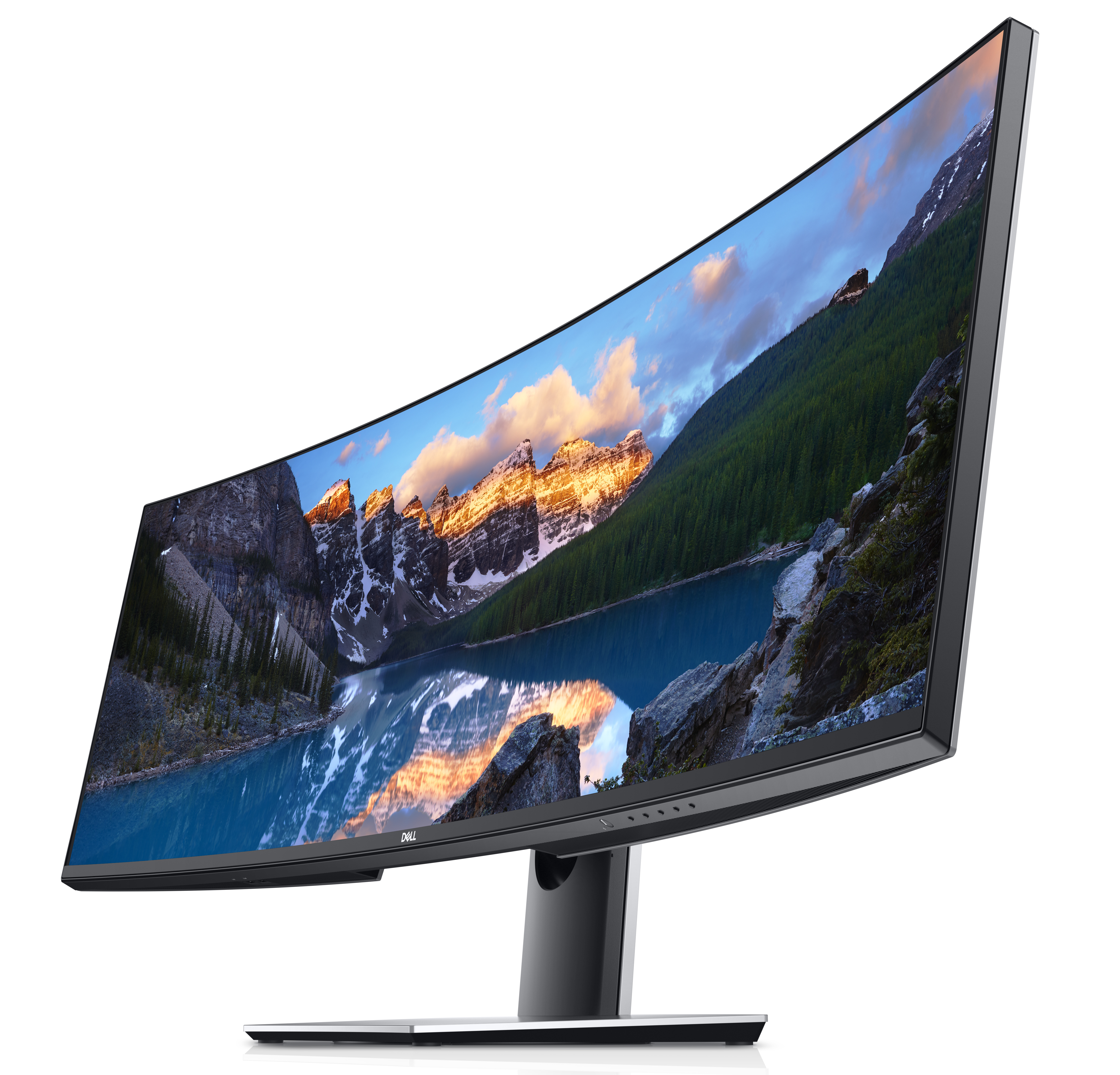 DELL UltraSharp U4919DW platta pc-skärmar 124,5 cm (49') 5120 x 1440 pixlar UltraWide Dual Quad HD LCD Svart, Silver