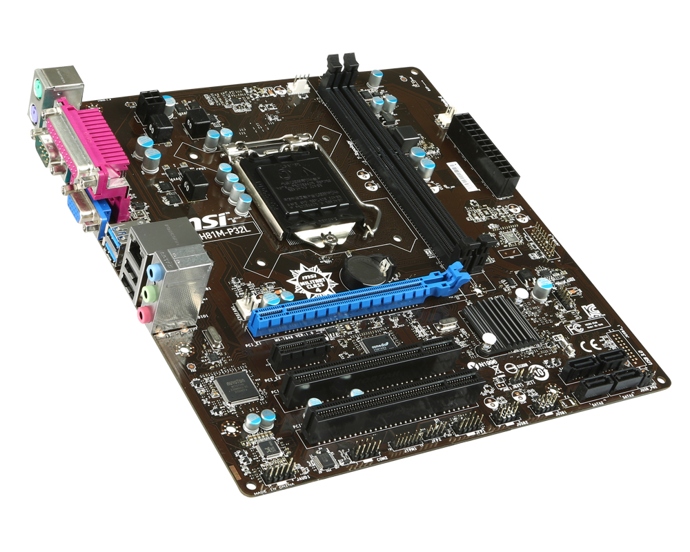 MSI H81M-P32L Intel® H81 LGA 1150 (Socket H3) micro ATX – image 3