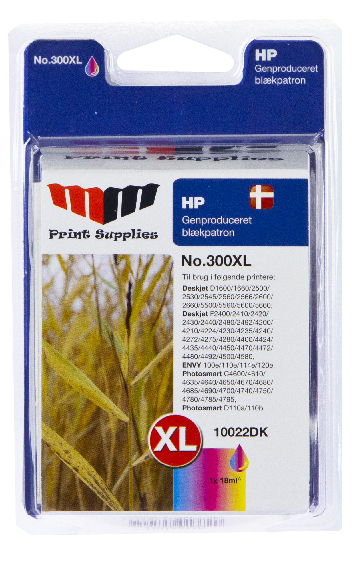 MM Color Inkjet Cartridge - Replaces HP No.300XL (CC644EE)