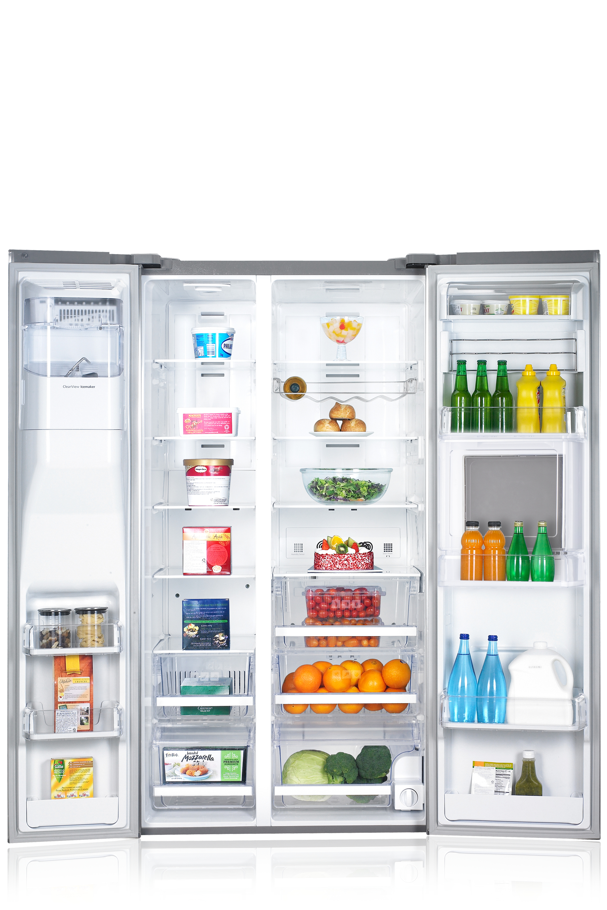 Samsung RS30GKASL side-by-side refrigerator Freestanding – image 2