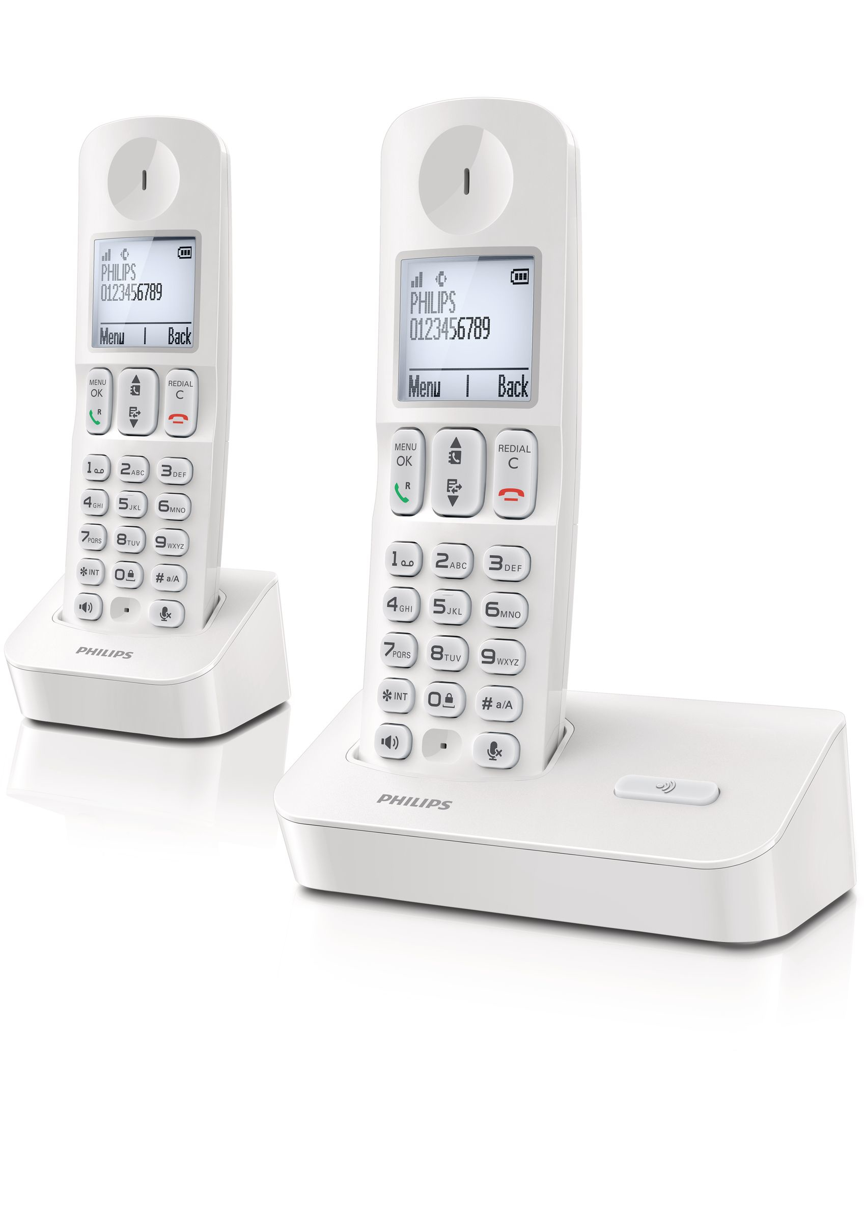 Philips D4002W/FT telephone DECT telephone Caller ID White