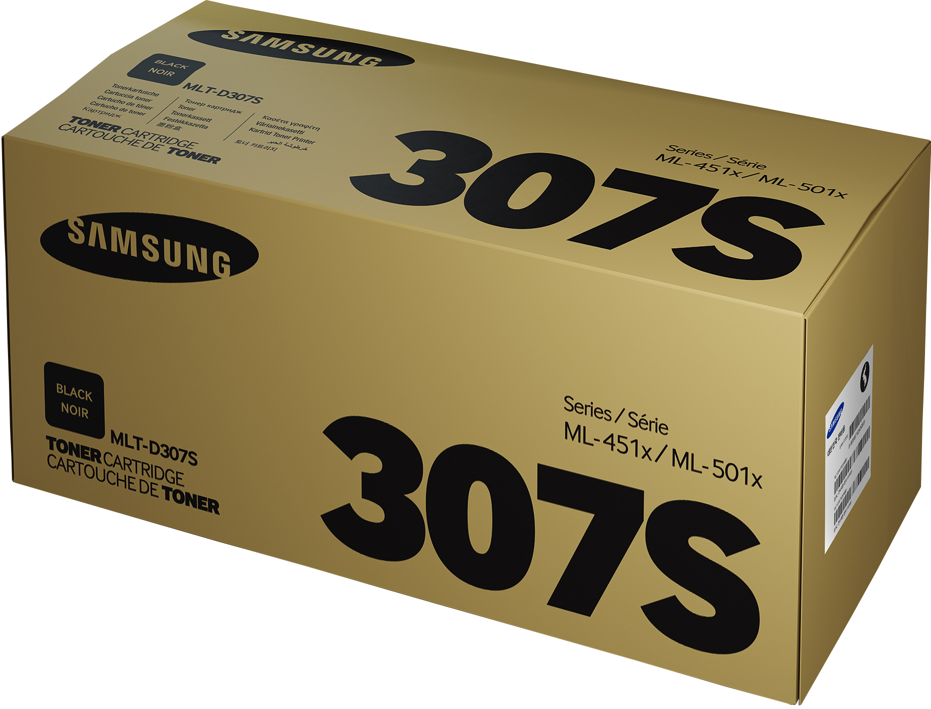 HP Samsung MLT-D307S Black Toner Cartridge – image 1