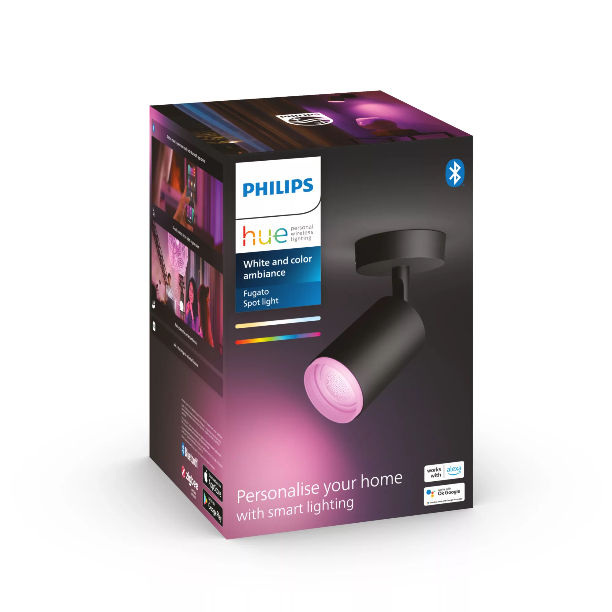 Philips by Signify Philips Hue White and colour ambience Fugato single spotlight – image 3