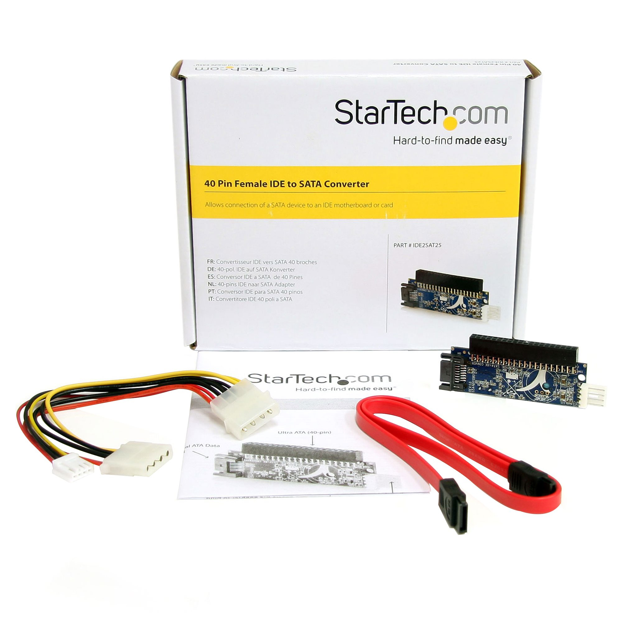 StarTech.com 40 Pin Female IDE to SATA Adapter Converter – image 5