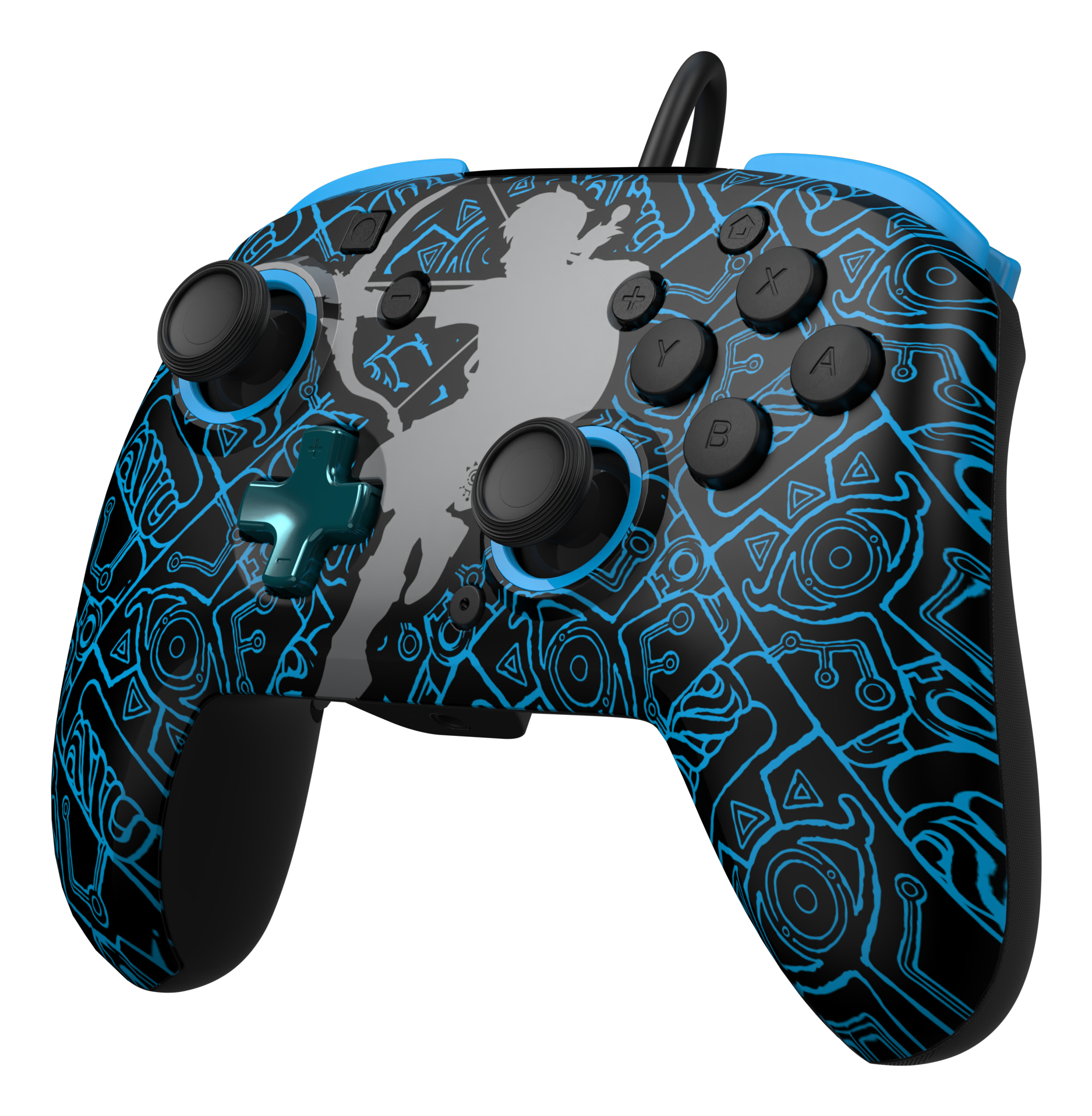 PDP REMATCH GLOW Controller & Travel Case GLOW Bundle: Sheikah Shoot, For Nintendo Switch, Nintendo Switch Lite, Nintendo Switch - OLED Model – image 6
