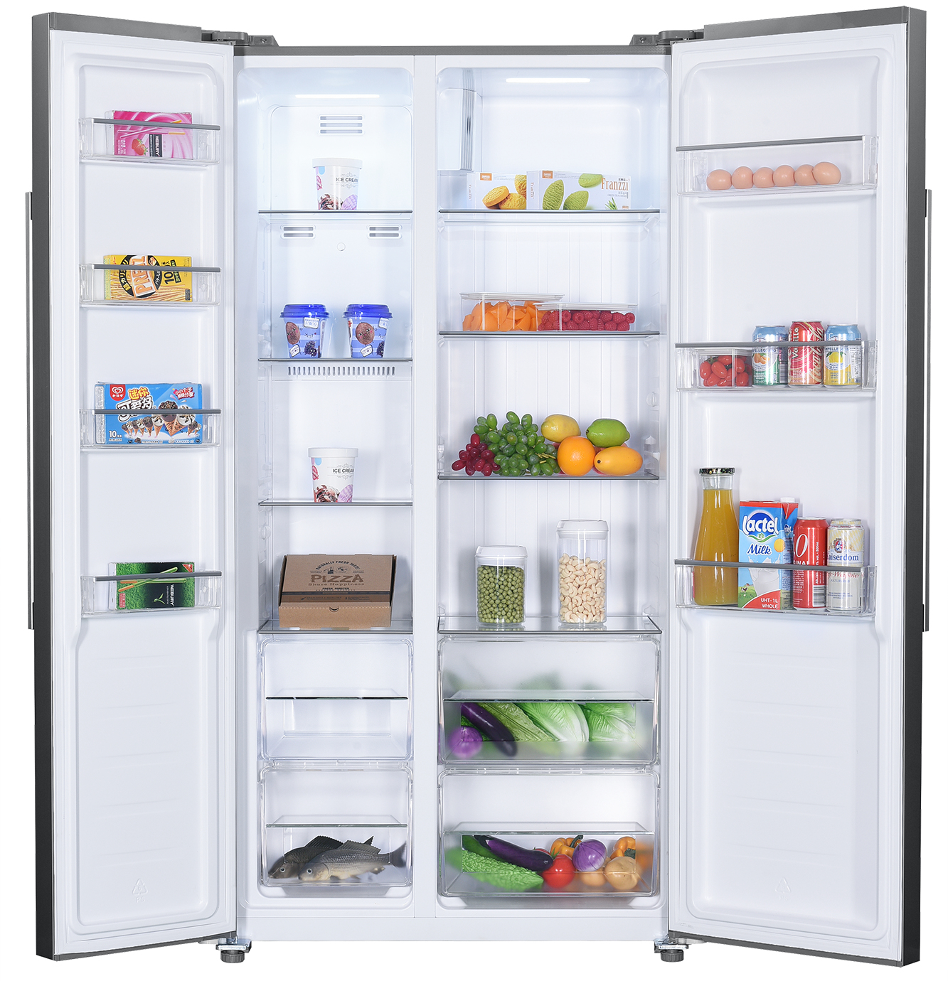Beko GNO4331XP side-by-side refrigerator Freestanding – image 3