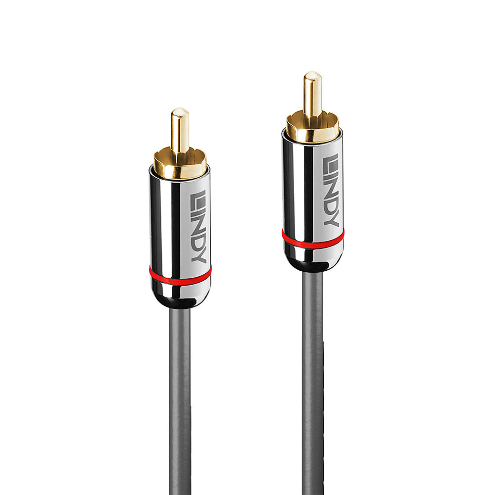 Lindy 35338 ljudkabel 0,5 m RCA Antracit