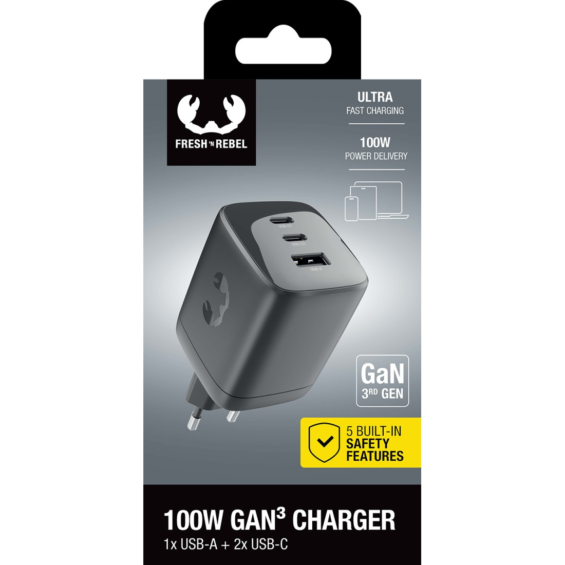 Hama 00232967 mobile device charger Tablet, Smartphone, Laptop, Headset, Headphones Dark Grey AC Fast charging Indoor – image 7