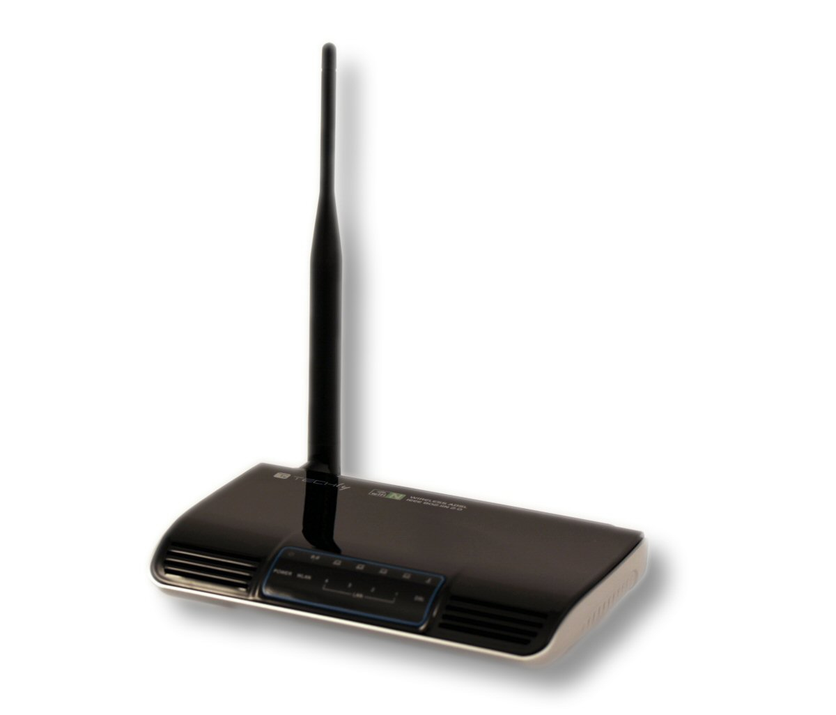 Techly I-WL-ADSL-150T wireless router Fast Ethernet Dual-band (2.4 GHz – image 1