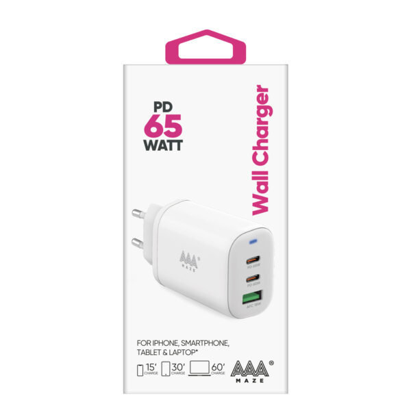 Aaamaze AMTGPD65W mobile device charger Universal White AC Fast charging Indoor – image 3