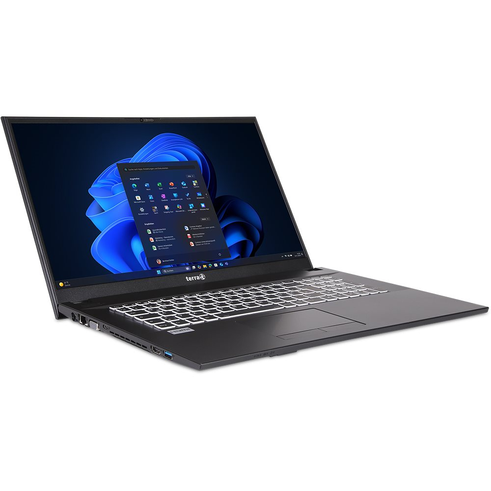 TERRA MOBILE 1716R Intel® Core™ i3 i3-1315U Laptop 43.9 cm (17.3") Full HD 16 GB DDR4-SDRAM 500 GB SSD Wi-Fi 6 (802.11ax) Windows 11 Pro German Grey