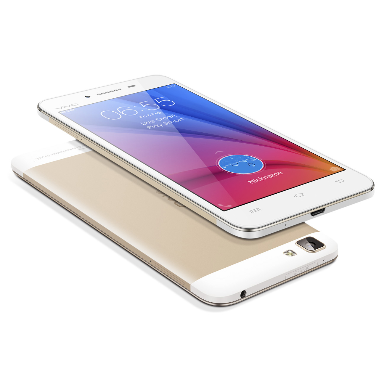 vivo Y35 12.7 cm (5") Android 5.0 4G Micro-USB 2 GB 16 GB 2300 mAh Gold, White – image 2