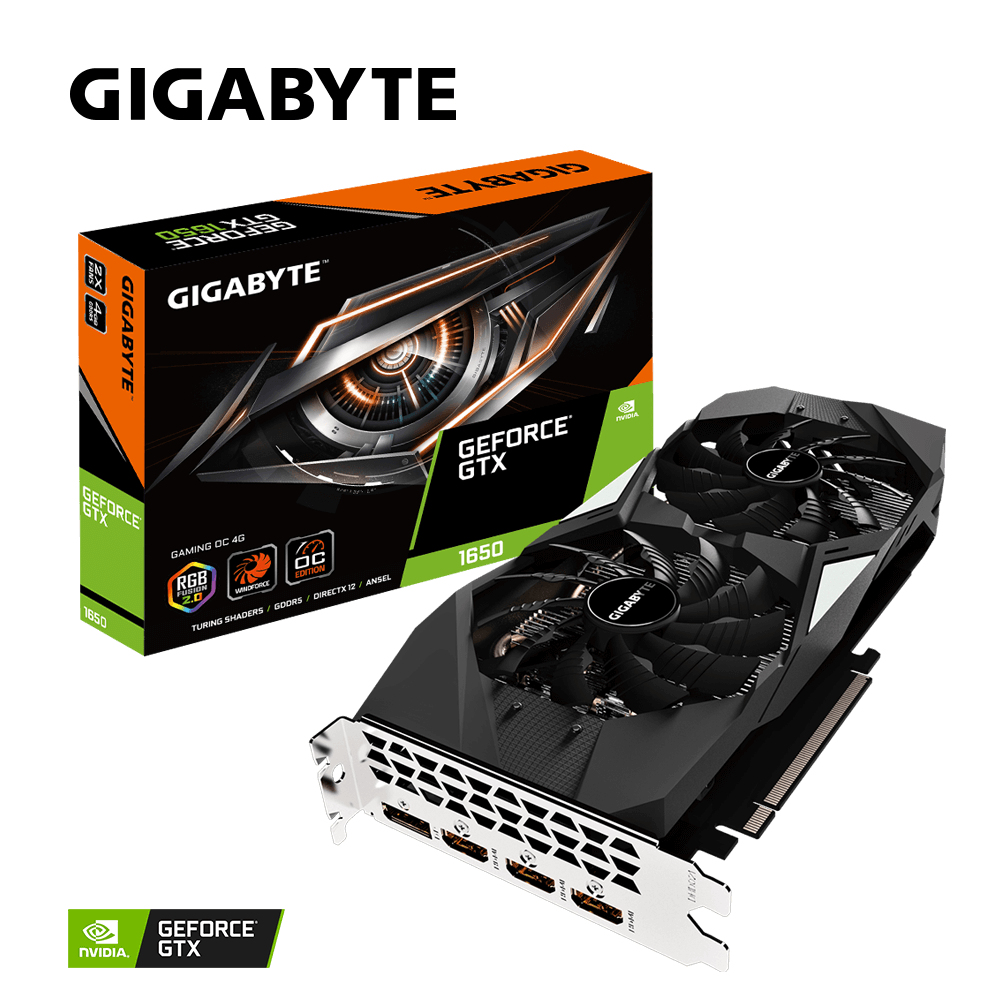 GIGABYTE GeForce GTX 1650 GAMING OC 4G – image 2