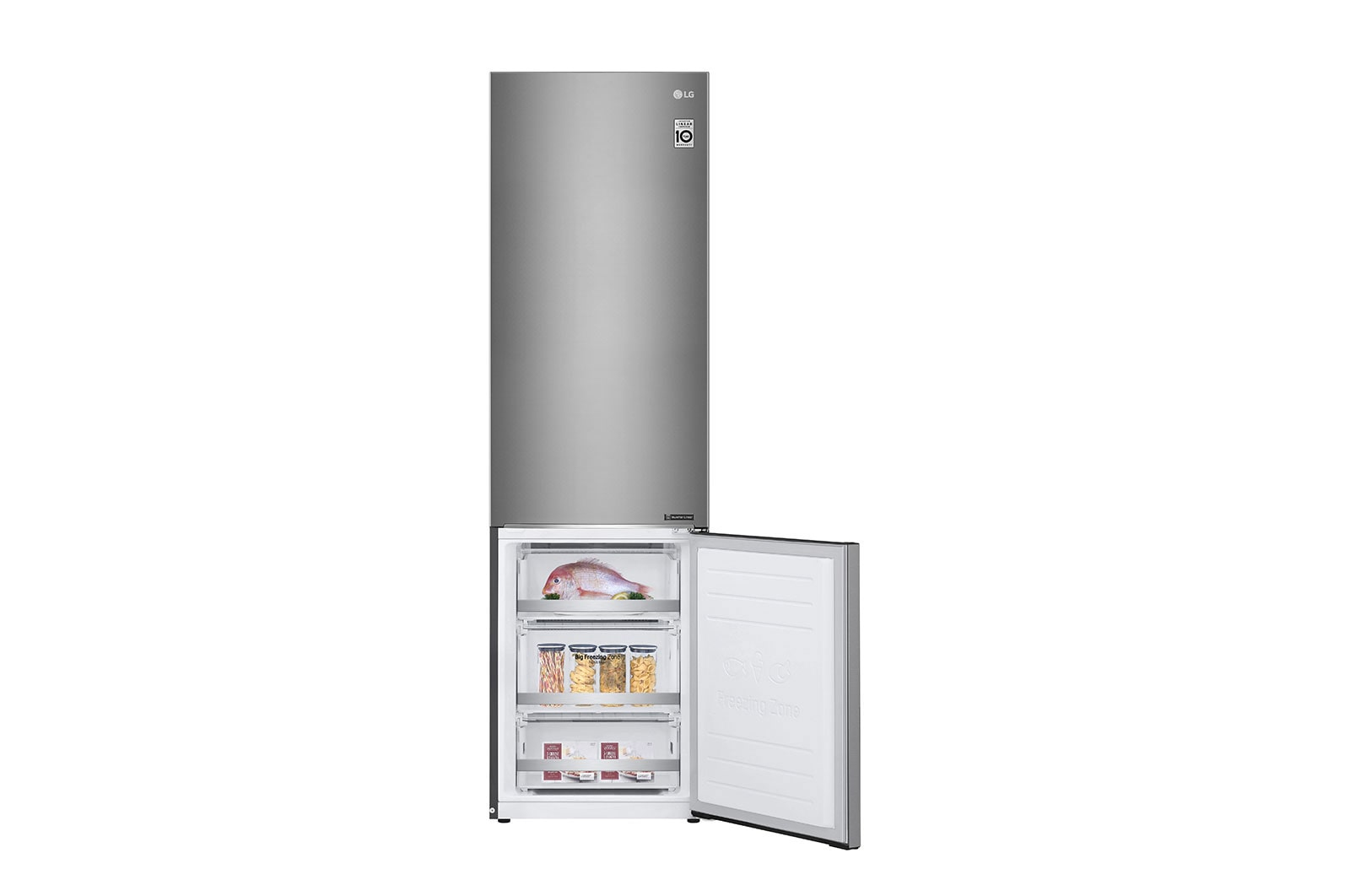 LG GBB72SAEXN fridge-freezer Freestanding – image 2