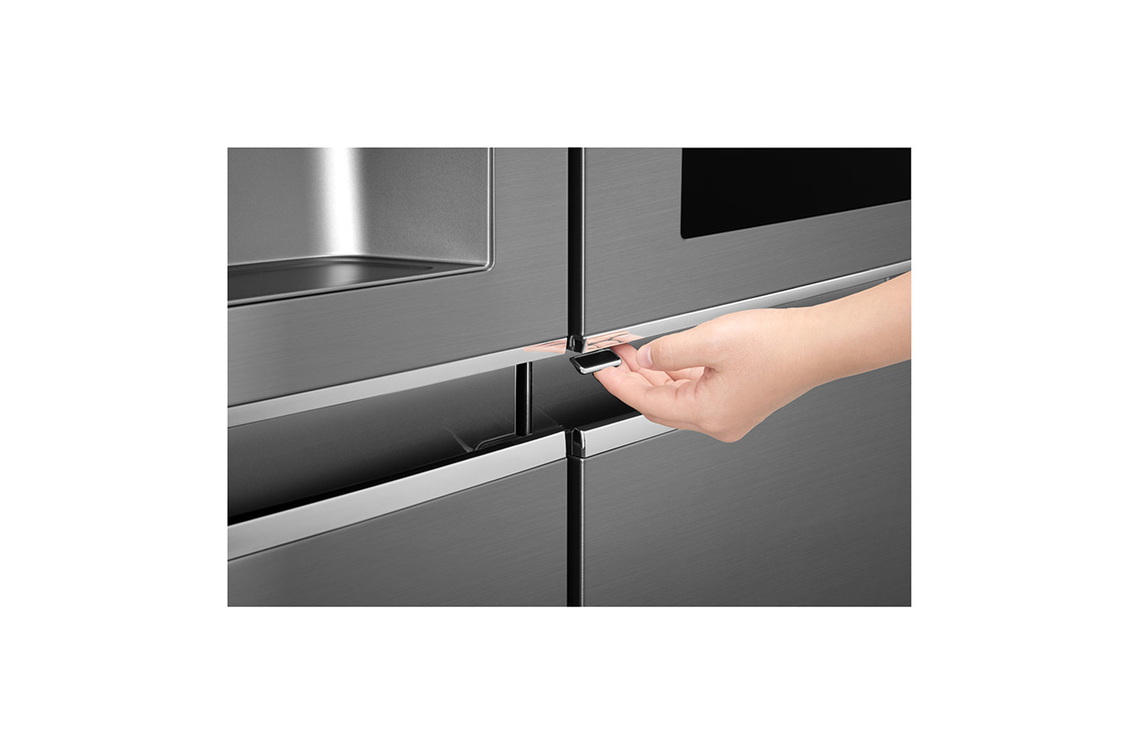 LG GSI960PZAZ side-by-side refrigerator Freestanding – image 7