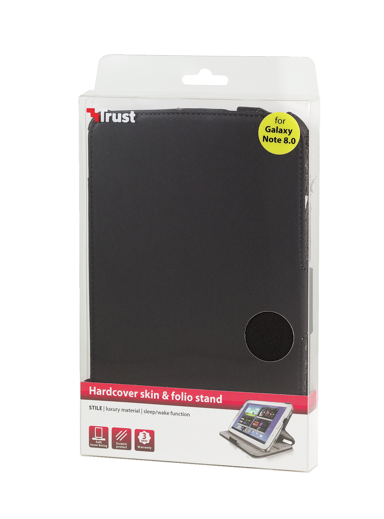 Trust 19436 mobile phone case Folio Black – image 3