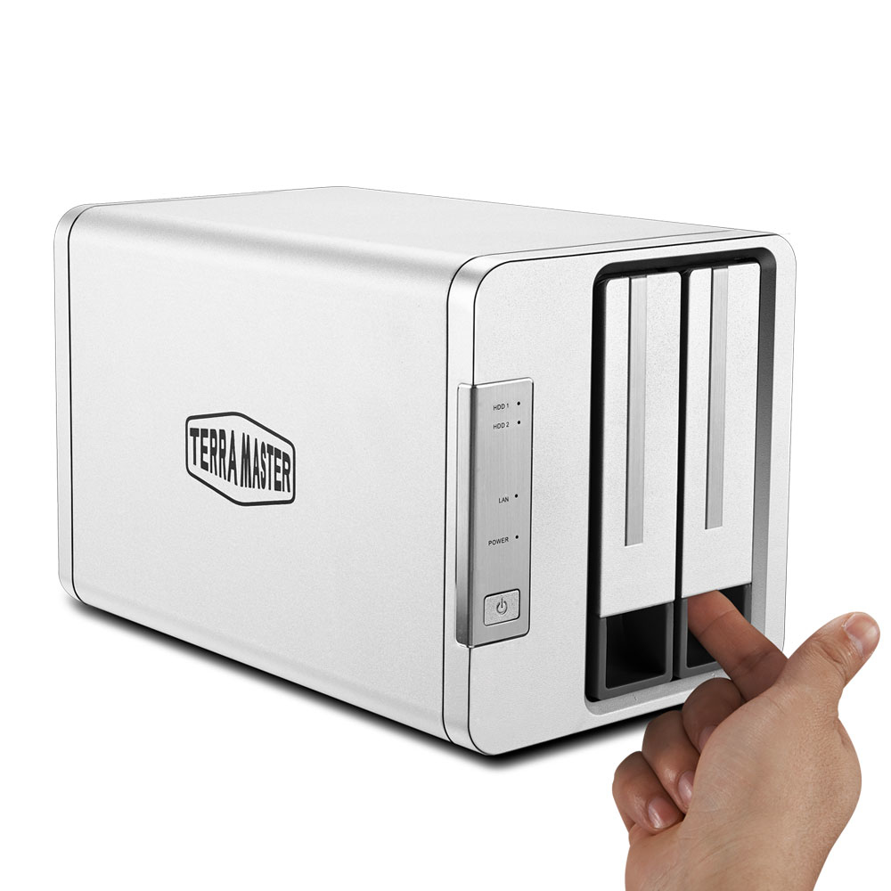 TerraMaster F2-210 NAS/storage server Desktop Realtek RTD1296 – image 4