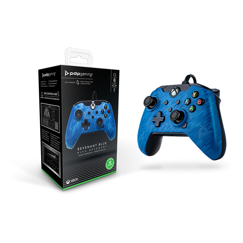 PDP 049-012-EU-CMBL Gaming Controller Blue, Camouflage USB Gamepad Xbox, Xbox One, Xbox Series S, Xbox Series X – image 6