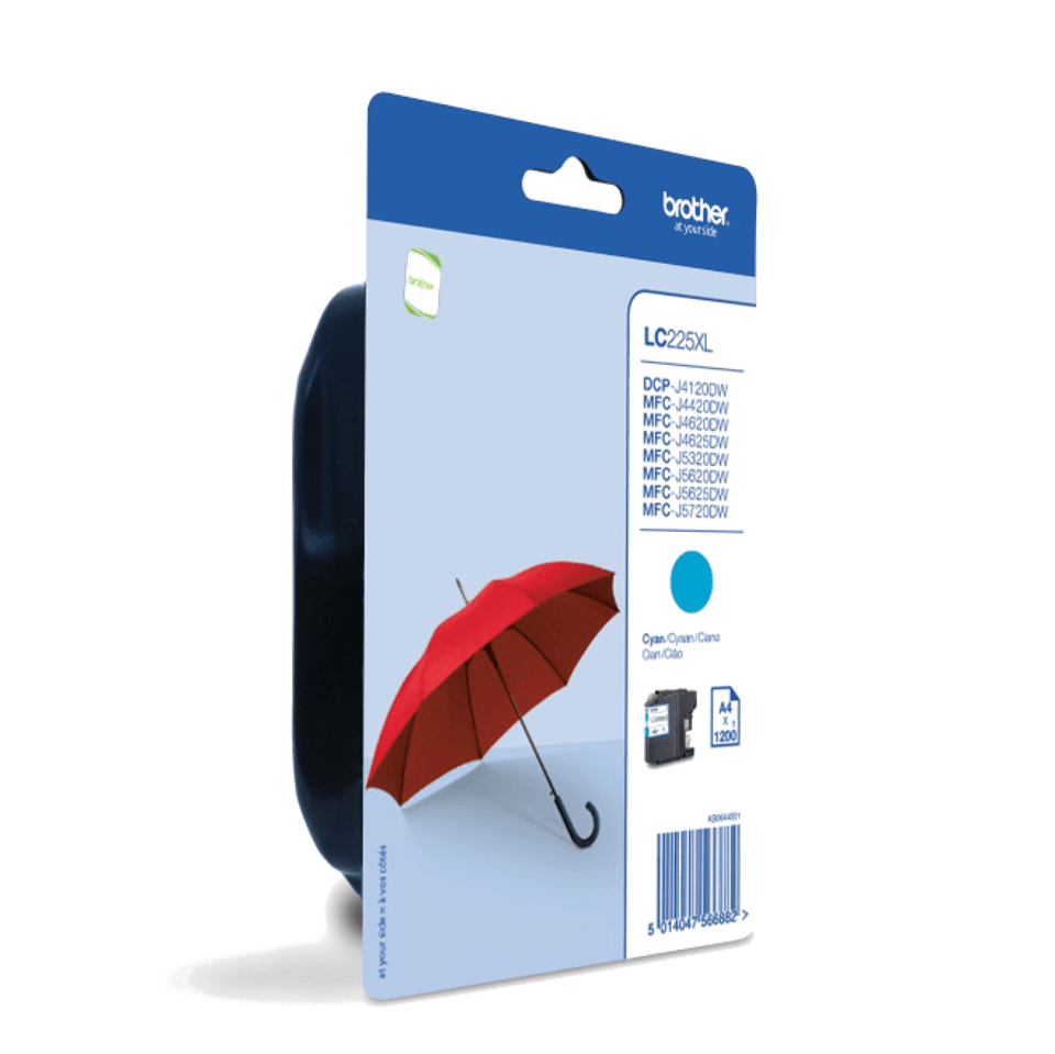 Brother LC225XLCBP ink cartridge 1 pc(s) Original Cyan – image 2