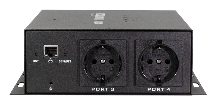 LogiLink PDU4S01 power distribution unit (PDU) 4 AC outlet(s) Black – image 3