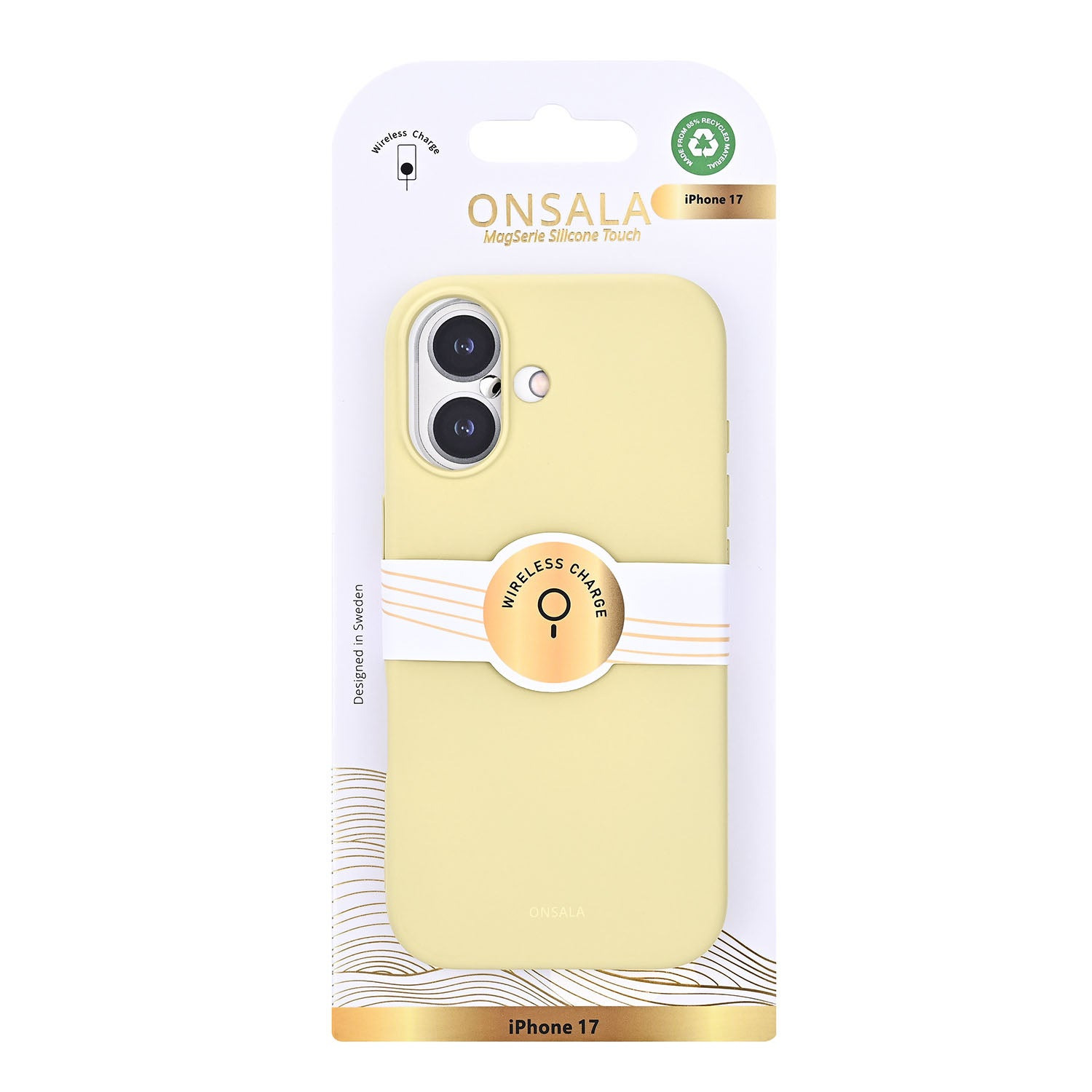 Onsala Phone Case with Silicone Feel Lemon - iPhone 17 – image 2
