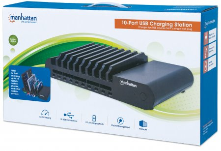 Manhattan 406031 mobile device charger Universal Black AC Indoor – image 5