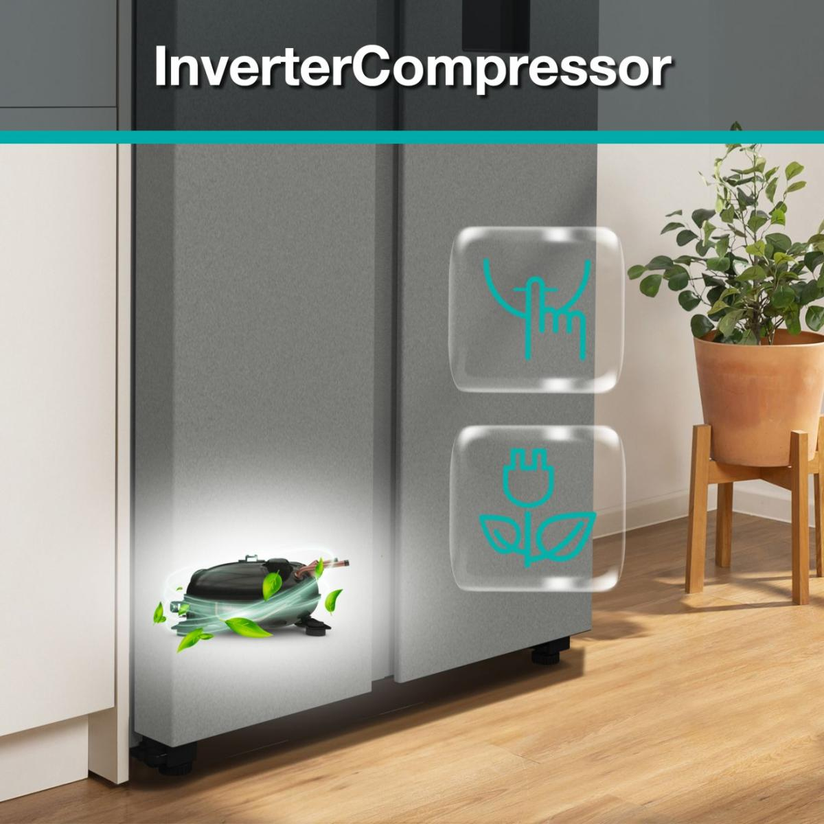 Gorenje Side by side NRR9185DAXLWD BK065B – image 9
