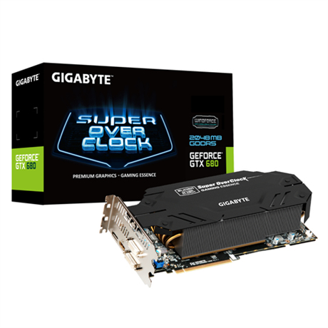 GIGABYTE GVN680W52D-00-G graphics card NVIDIA GeForce GTX 680 – image 1