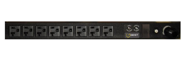 Vertiv VSSL084-102R20TL power distribution unit (PDU) 8 AC outlet(s) Black