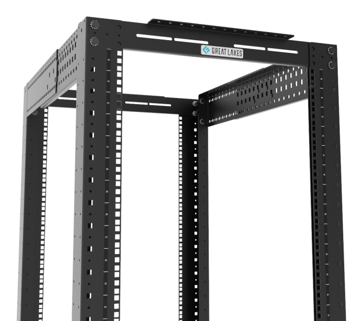 Vertiv VRX-45U2436-B-SQM6 rack cabinet 45U Freestanding rack Black – image 3