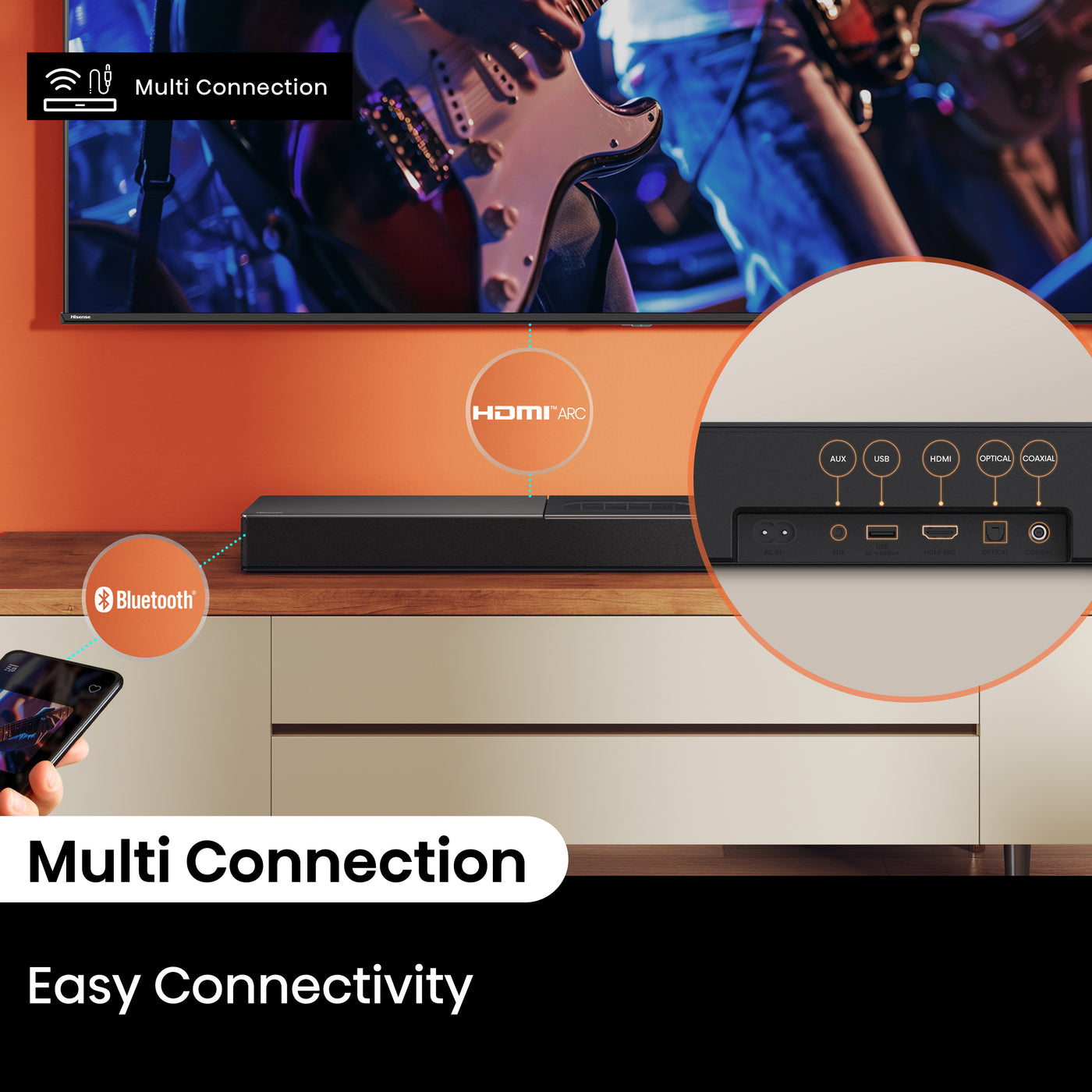 Hisense A620 soundbar speaker Black 2.1 channels – image 9