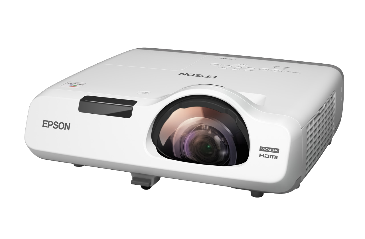 Epson EB-535W Short throw projector 3400 ANSI lumens 3LCD WXGA (1280x800) White, Grey – image 2