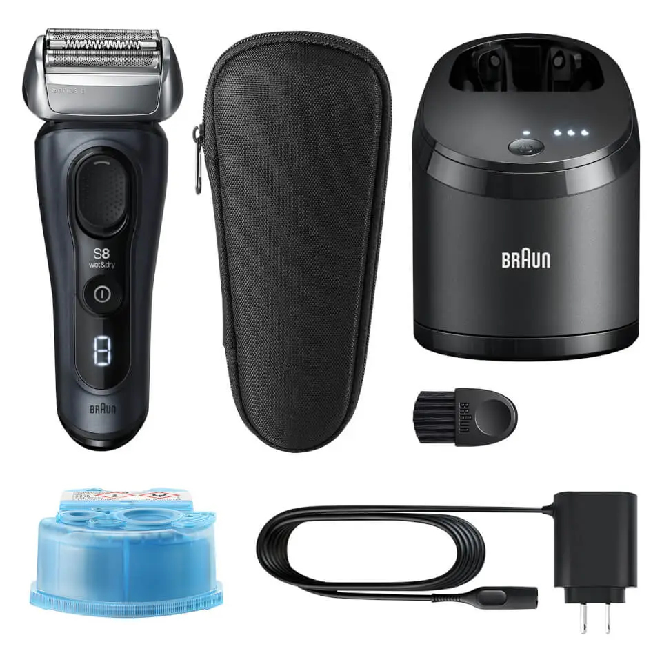 Braun Series 8 8450cc Foil shaver Trimmer Black – image 1