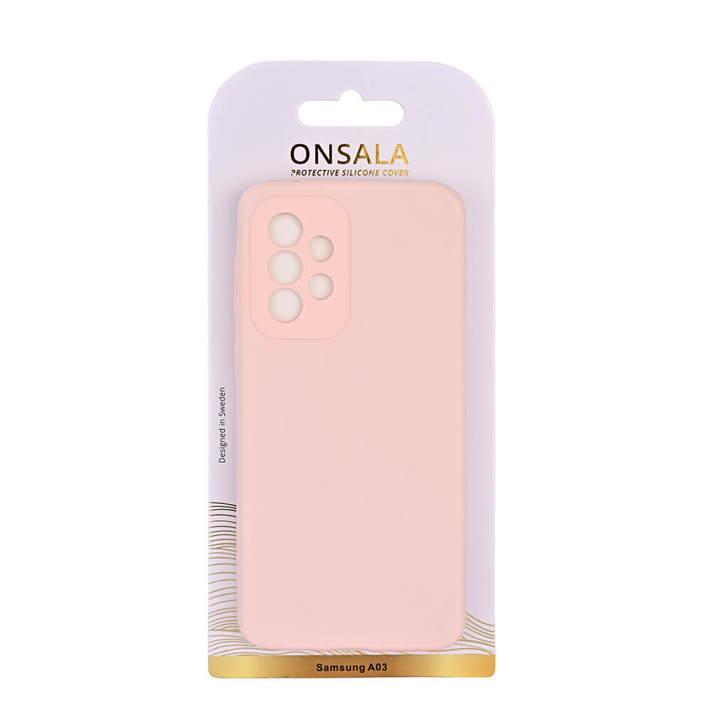 Onsala Phone Case Silicone Chalk Pink - Samsung A03 – image 2
