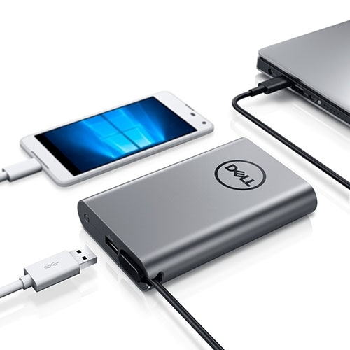 Dell 450-AGHQ power adapter/inverter Universal Black, Silver – image 3