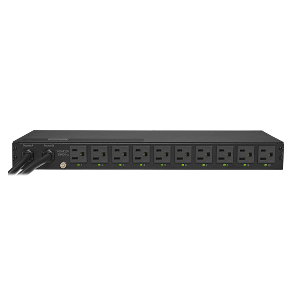 CyberPower PDU15SW10ATNET power distribution unit (PDU) 10 AC outlet(s) 1U Black – image 2