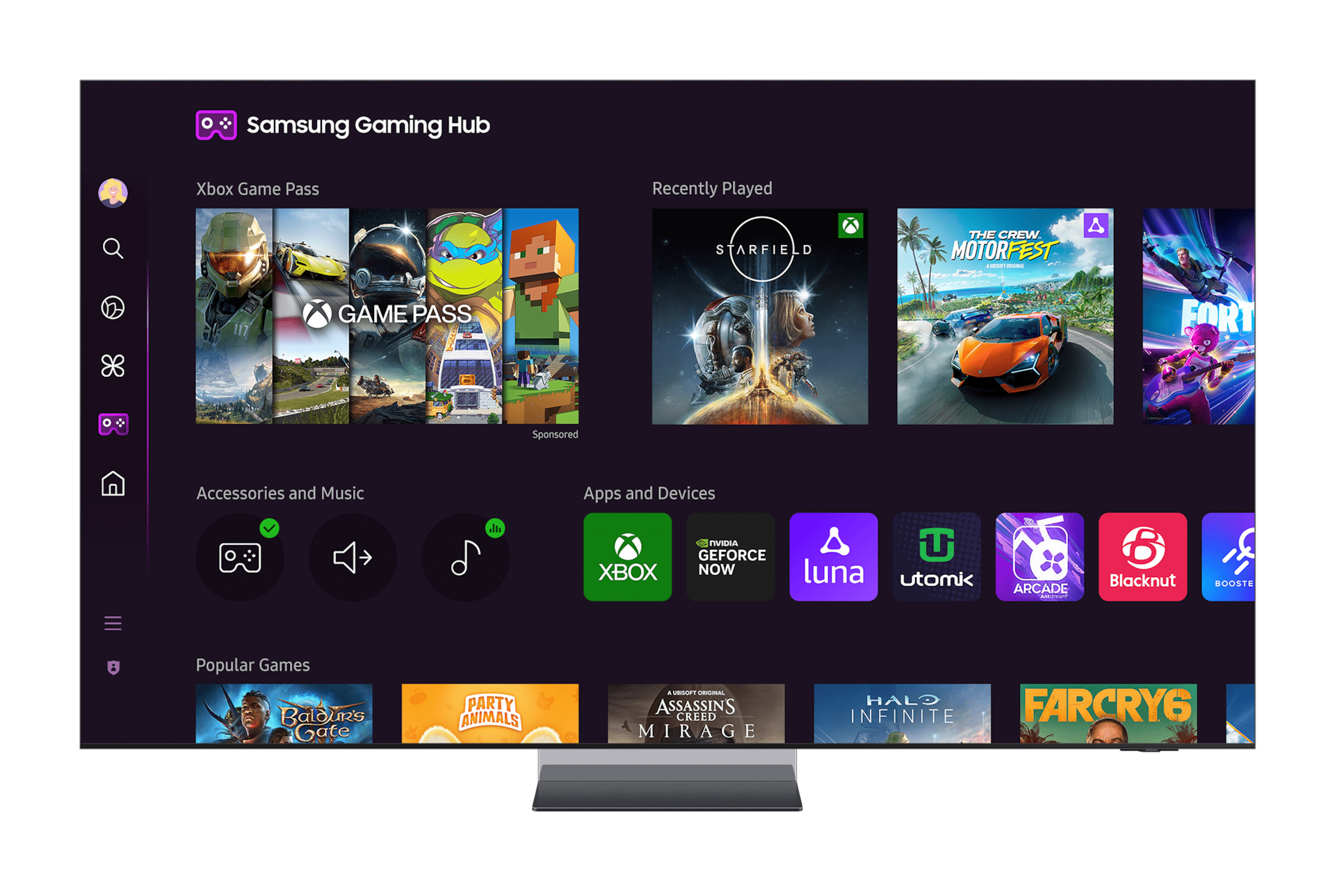 TV QLED SAMSUNG TQ75QN900D 8K 75 pouces Smart TV Tizen — photo 2