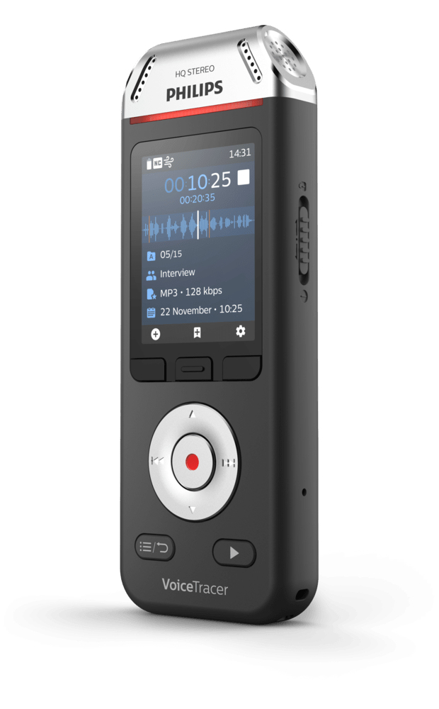 Philips Voice Tracer DVT2810/00 dictaphone Flash card Black, Chrome – image 4