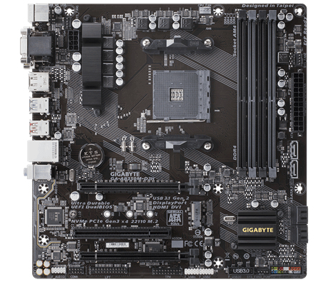 GIGABYTE GA-AB350M-D3H motherboard AMD B350 Socket AM4 micro ATX – image 3