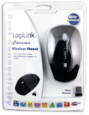LogiLink ID0058 mouse Office RF Wireless Optical 1600 DPI – image 2