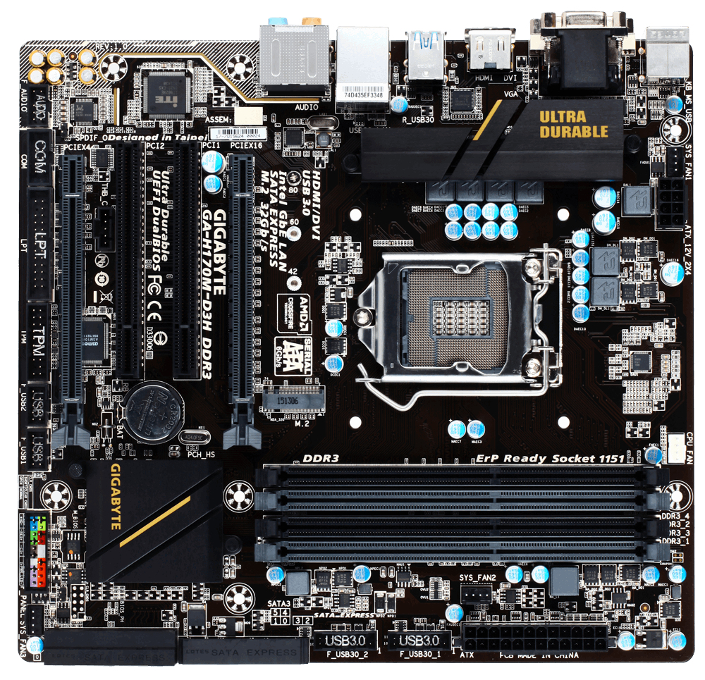 GIGABYTE GA-H170-D3H DDR3 – image 2