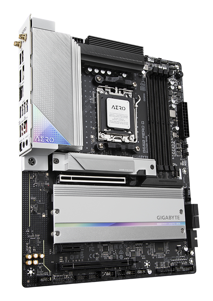 Tarjeta Madre Gigabyte B650 AERO G - Socket AM5 - 4x DDR5 - 4400/6400(OC)8000(OC)MHz - HDMI - DisplayPort - USB 2.0/3.2 - ATX - B650 AERO G Tarjeta Madre Gigabyte B650 AERO G - Socket AM5 - 4x DDR5 - 4400/6400(OC)8000(OC)MHz - HDMI - DisplayPort - USB 2.0/3.2 - ATX - B650 AERO G