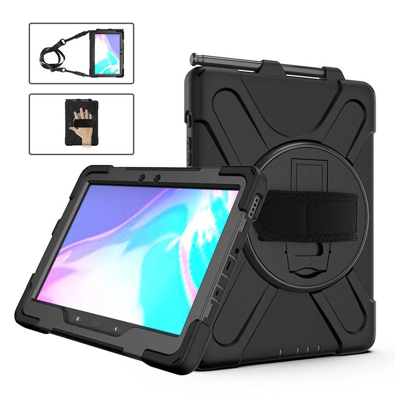 eSTUFF CHICAGO Full Body Defender Case for Samsung Galaxy Tab Active Pro/Active 4 Pro - Black – image 1