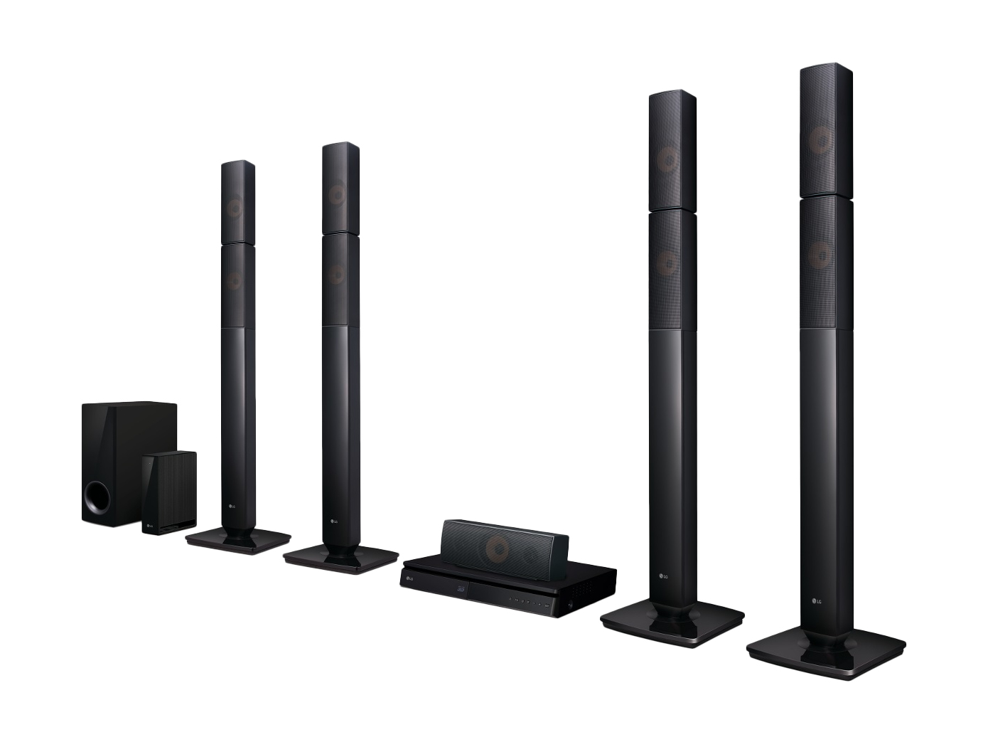 LG LHB655NW home cinema system 5.1 channels – image 1