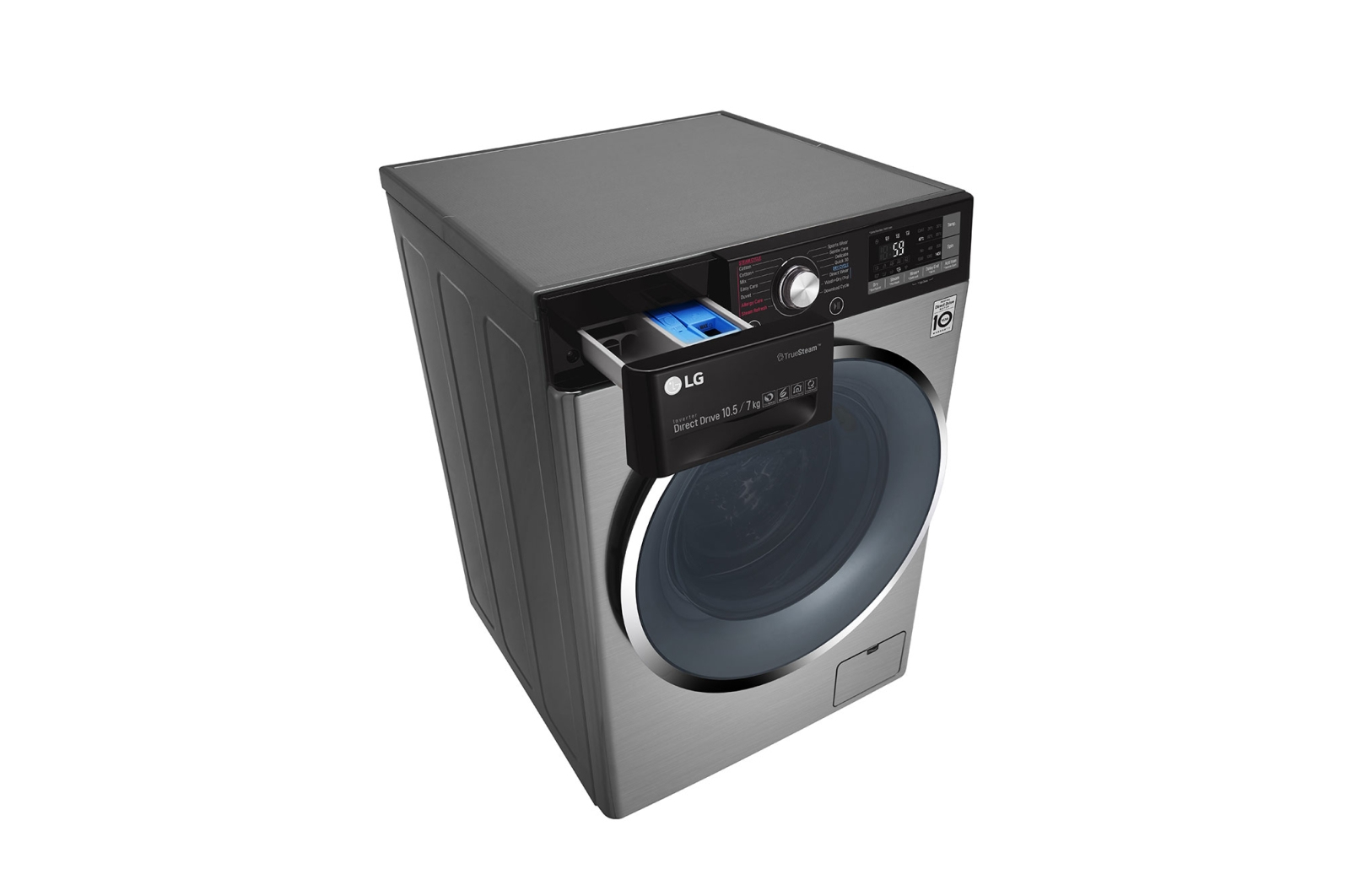 LG F4J9JHP2TD washer dryer Freestanding Front-load Stainless steel – image 7
