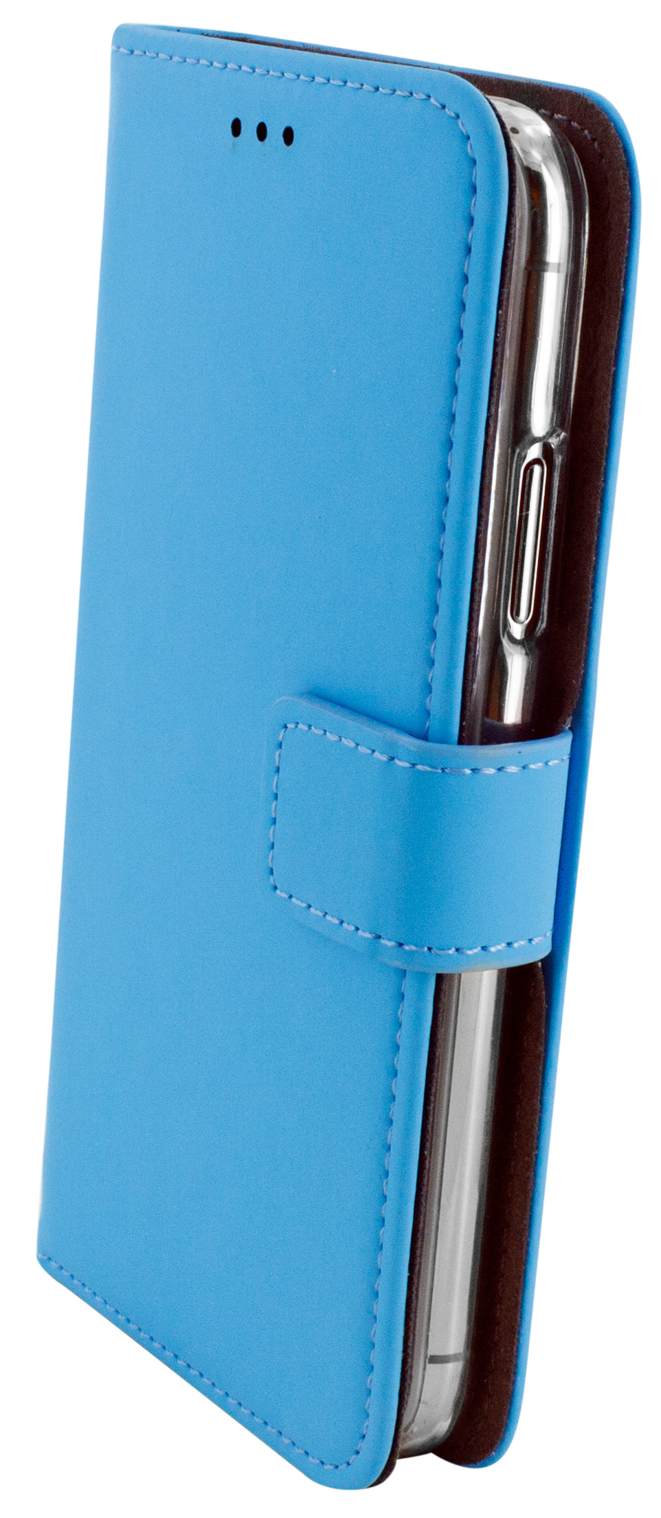 Mobiparts Premium Wallet TPU Case Apple iPhone X, iPhone XS Light Blue – image 2